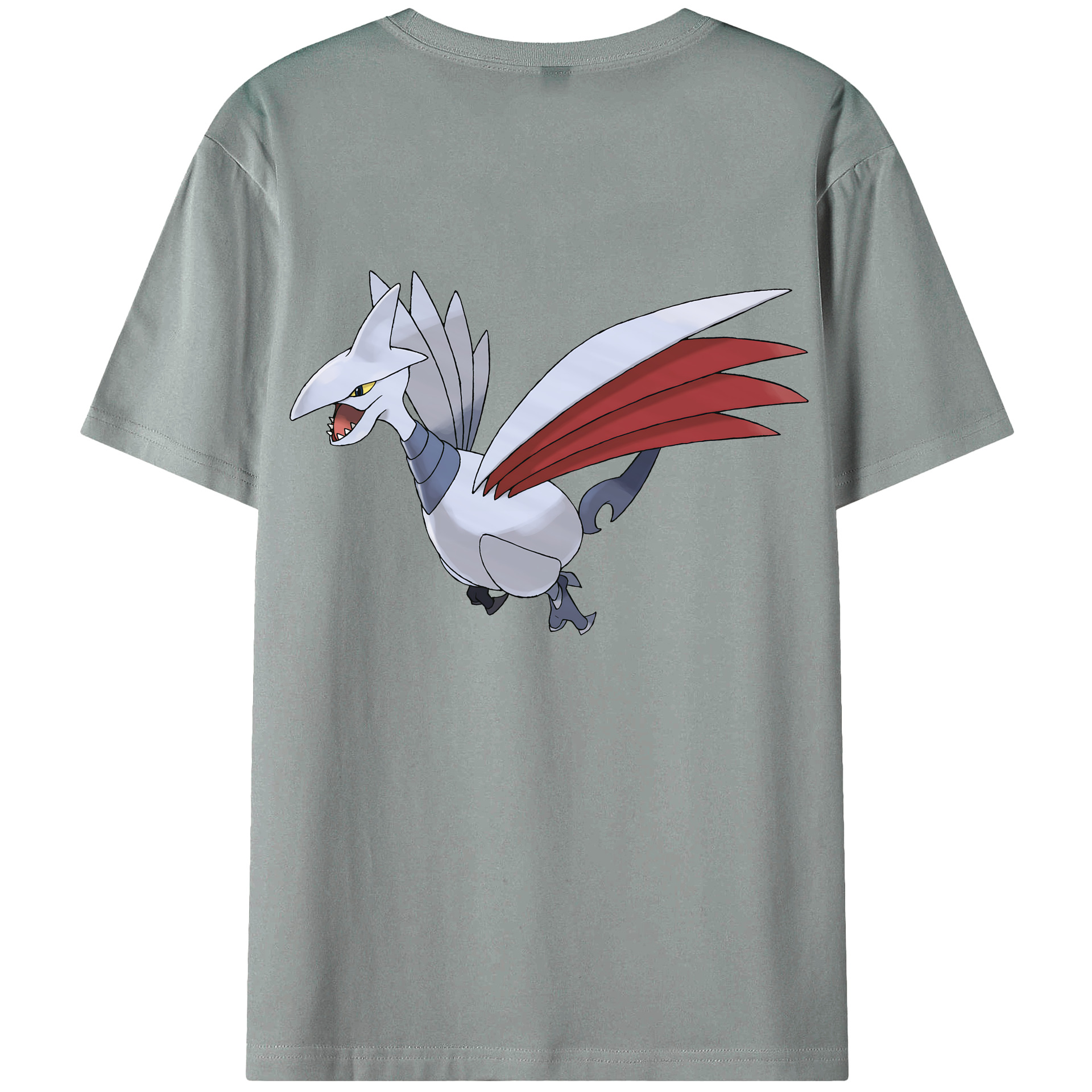 （画像用） ポケットモンスター Pokémon 綿100％ メンズ半袖Tシャツ（バックプリント） 通気性
